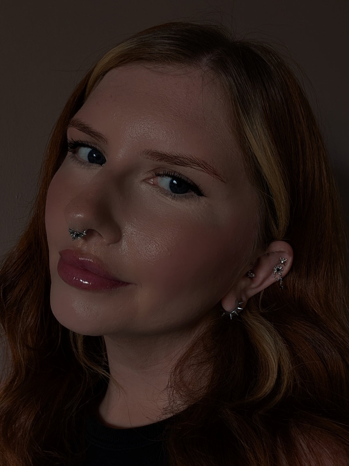 OUFER Skull Moth Segment Septum Ring