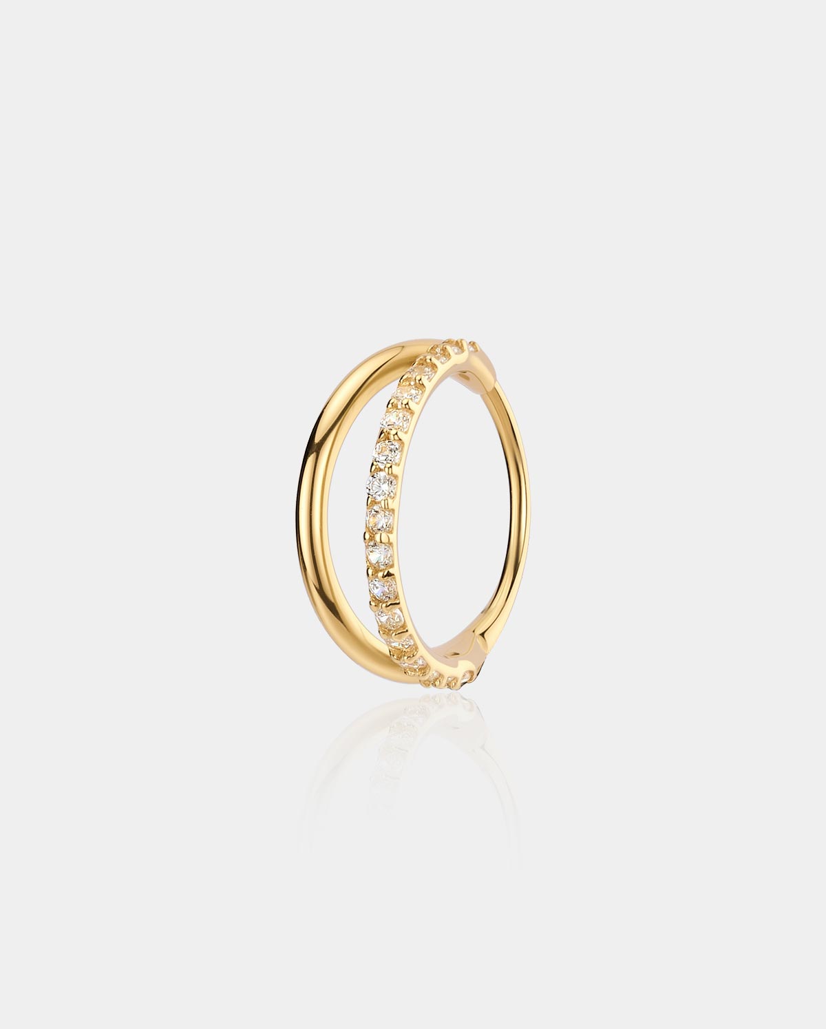14k solid gold nose ring
