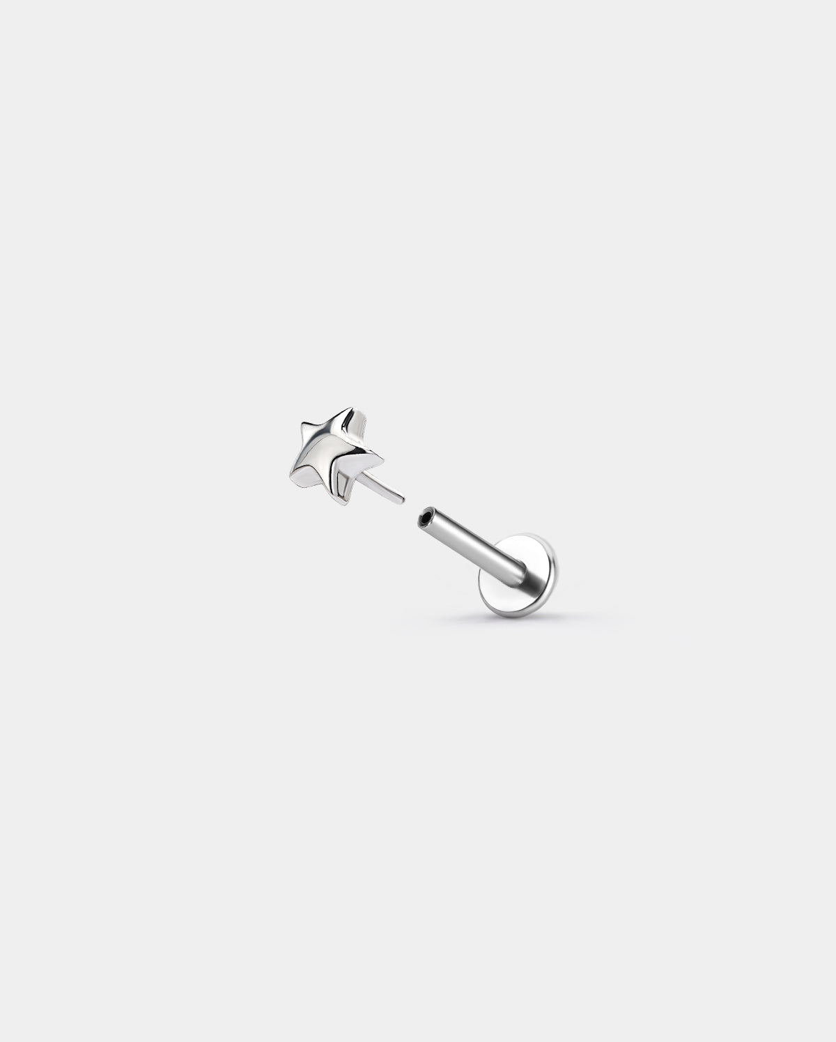 threadless star helix stud