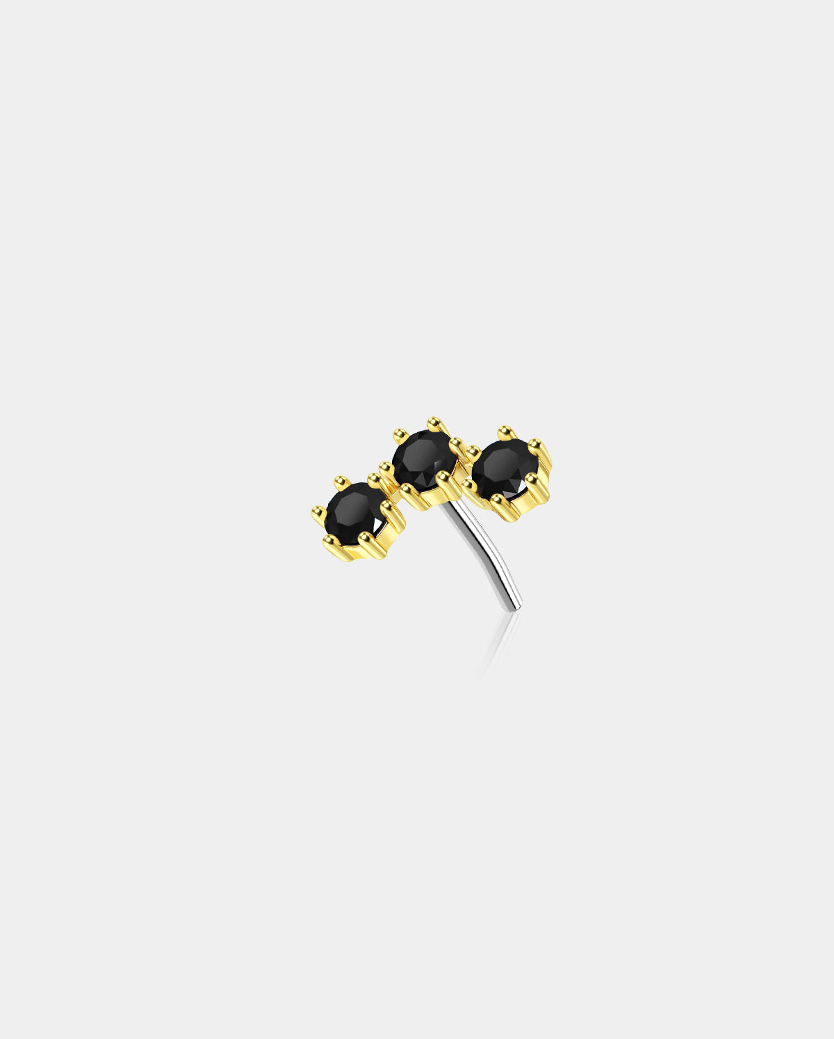 black cartilage earring