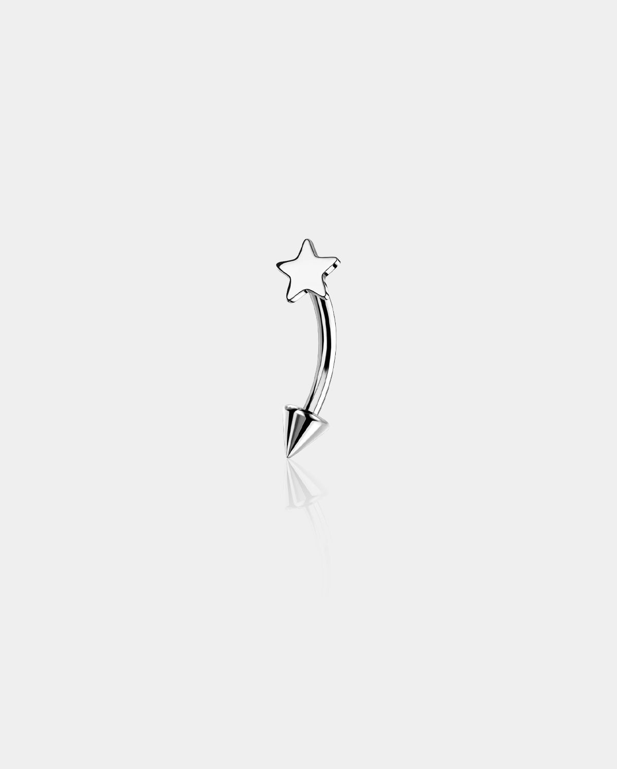 star eyebrow ring