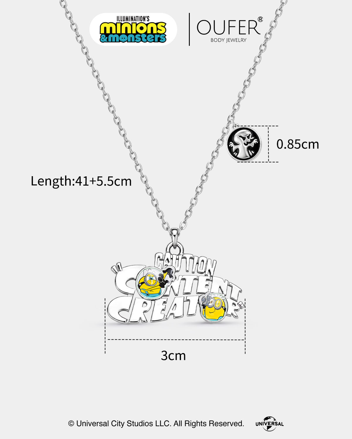 MINIONS × OUFER James & Henry Content Creator Necklace