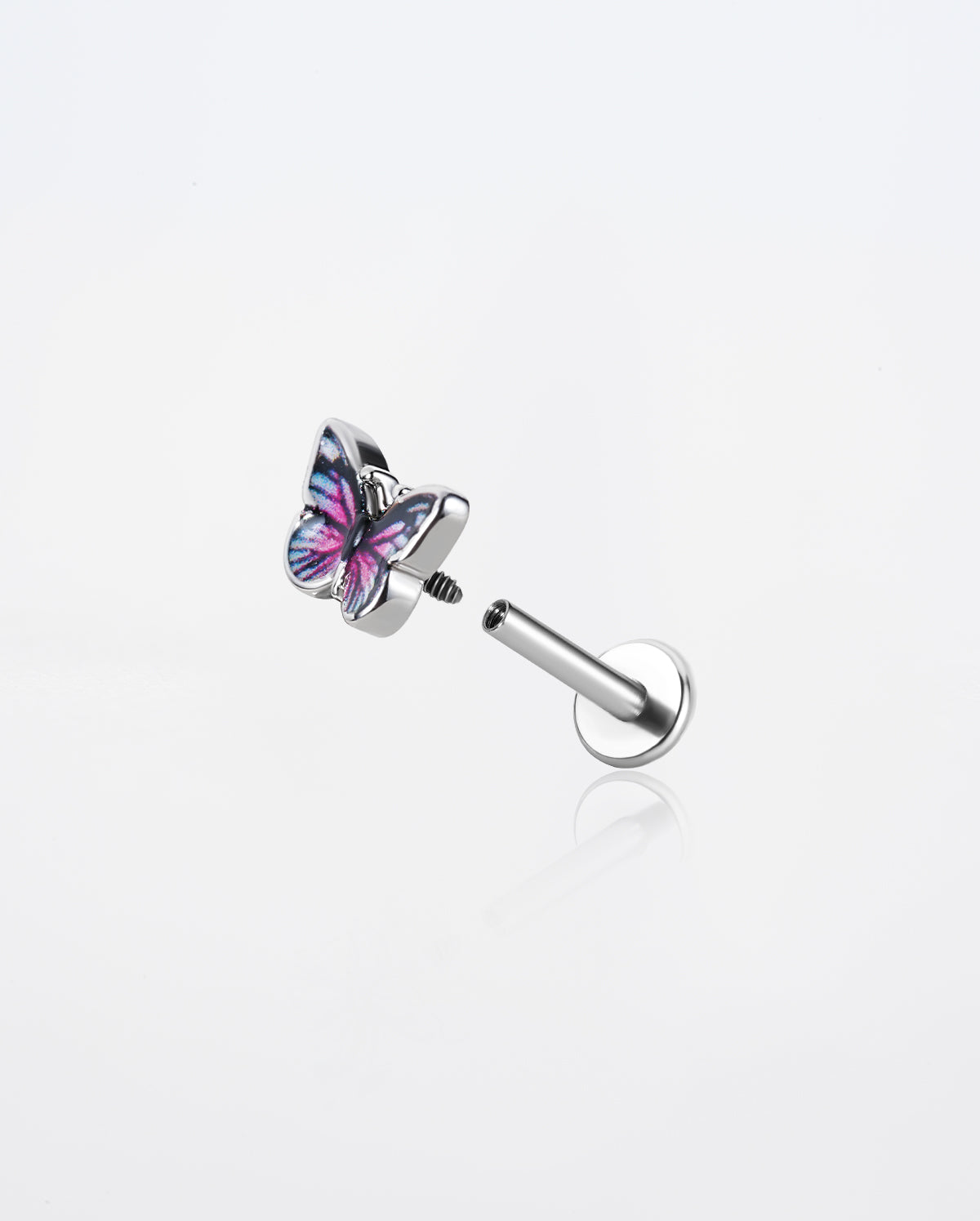 internally threaded cartilage stud
