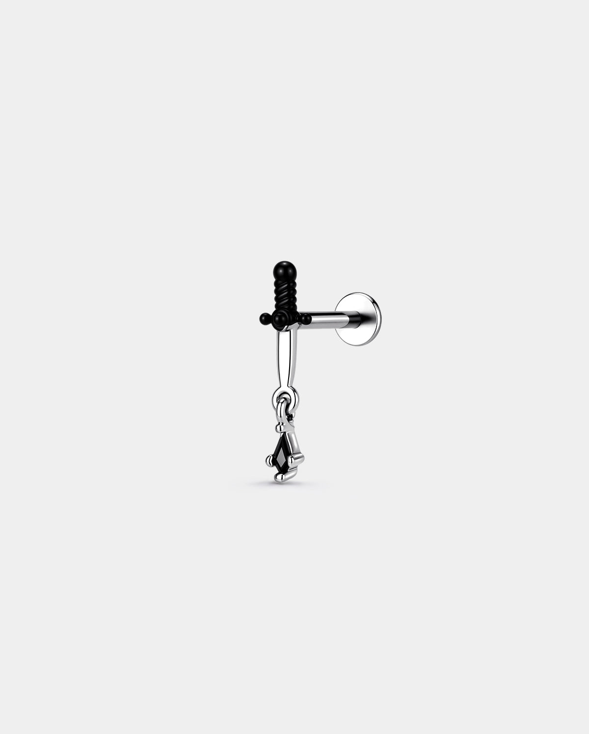 Sword cartilage stud