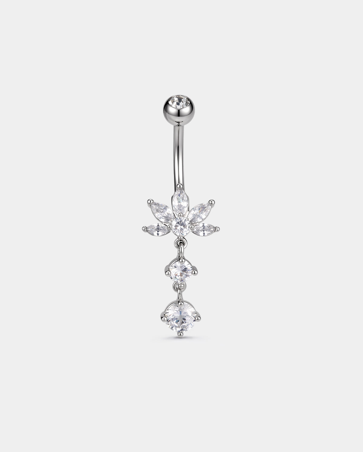 lotus belly ring