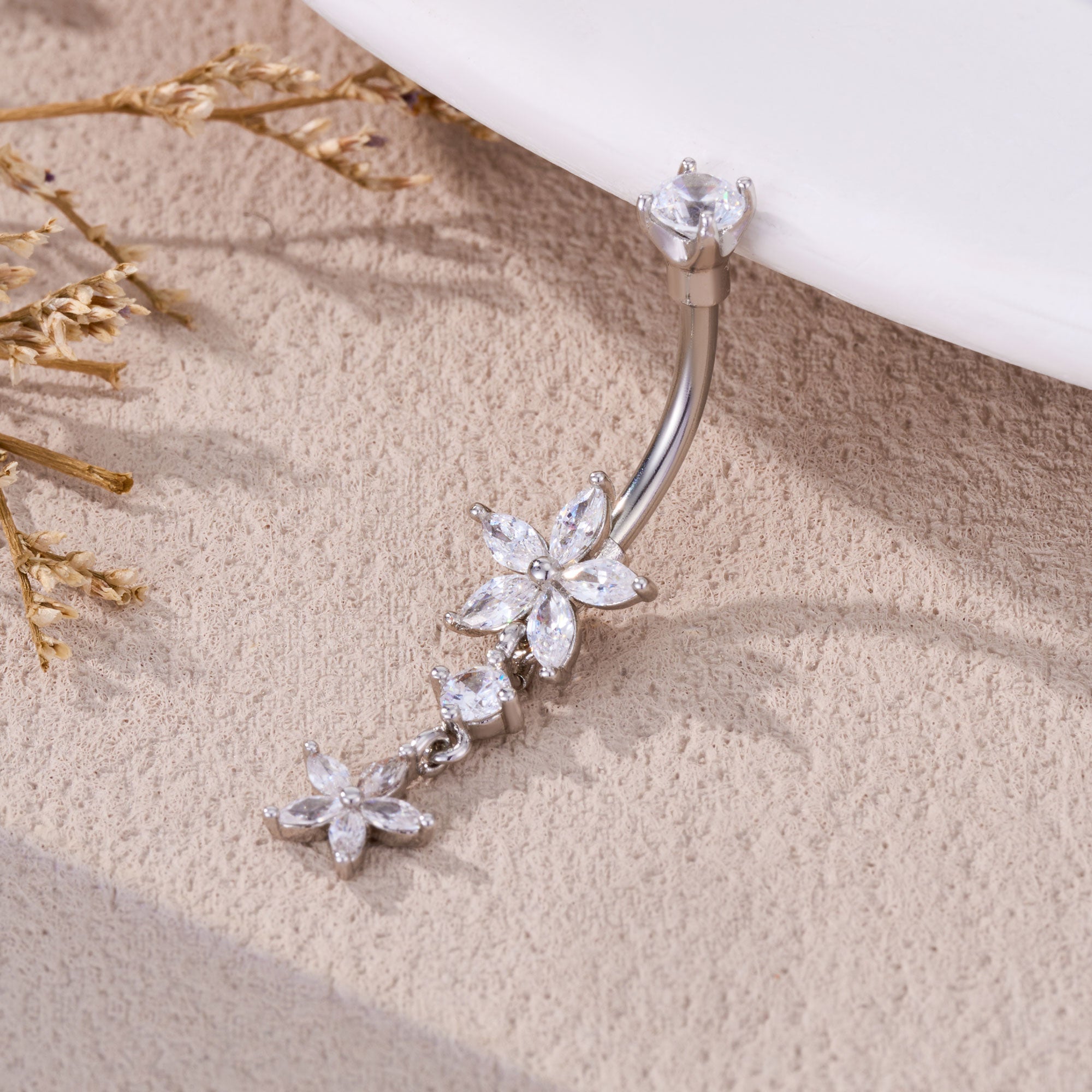 dangle belly ring