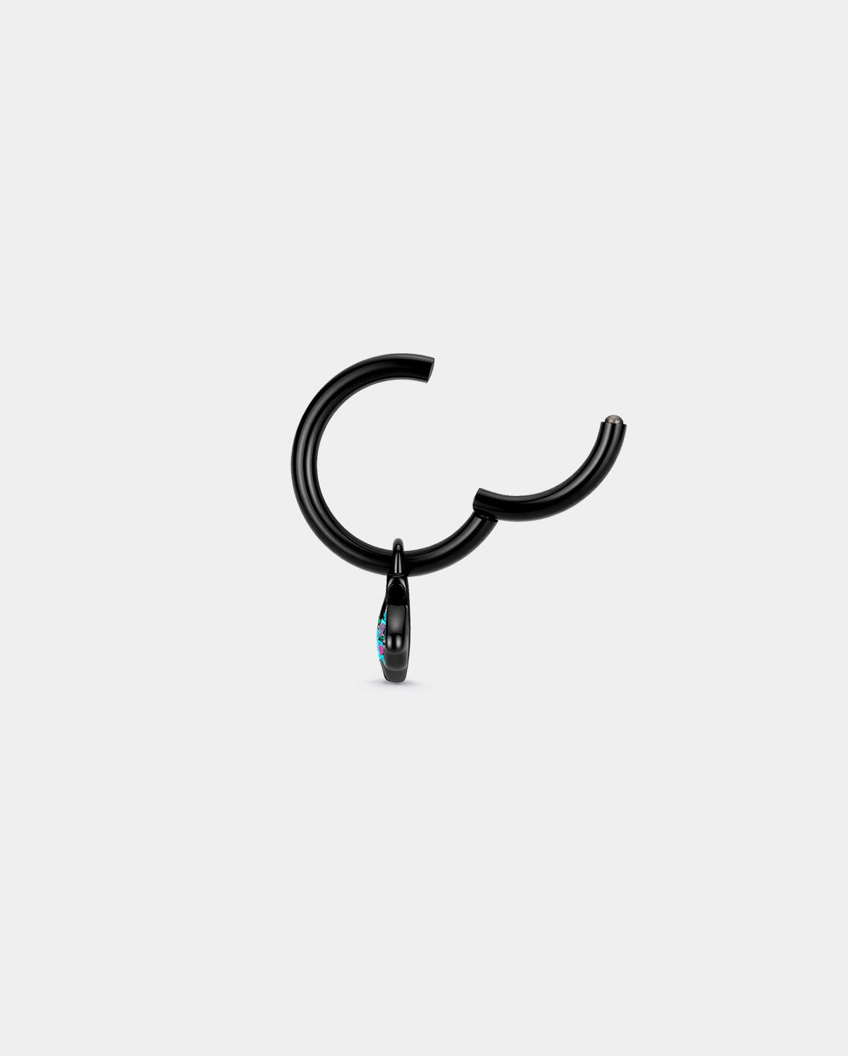 hinged segment belly hoop