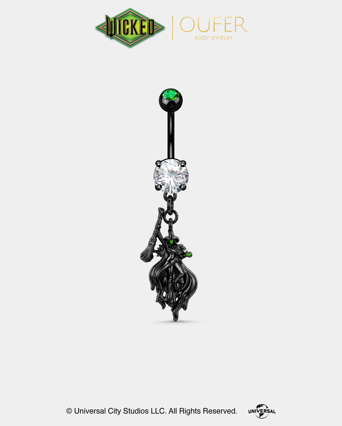 WICKED X OUFER Elphaba Dangle Belly Ring