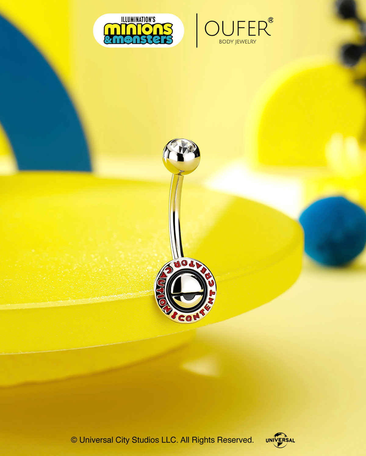 MINIONS × OUFER Content Creator Belly Ring