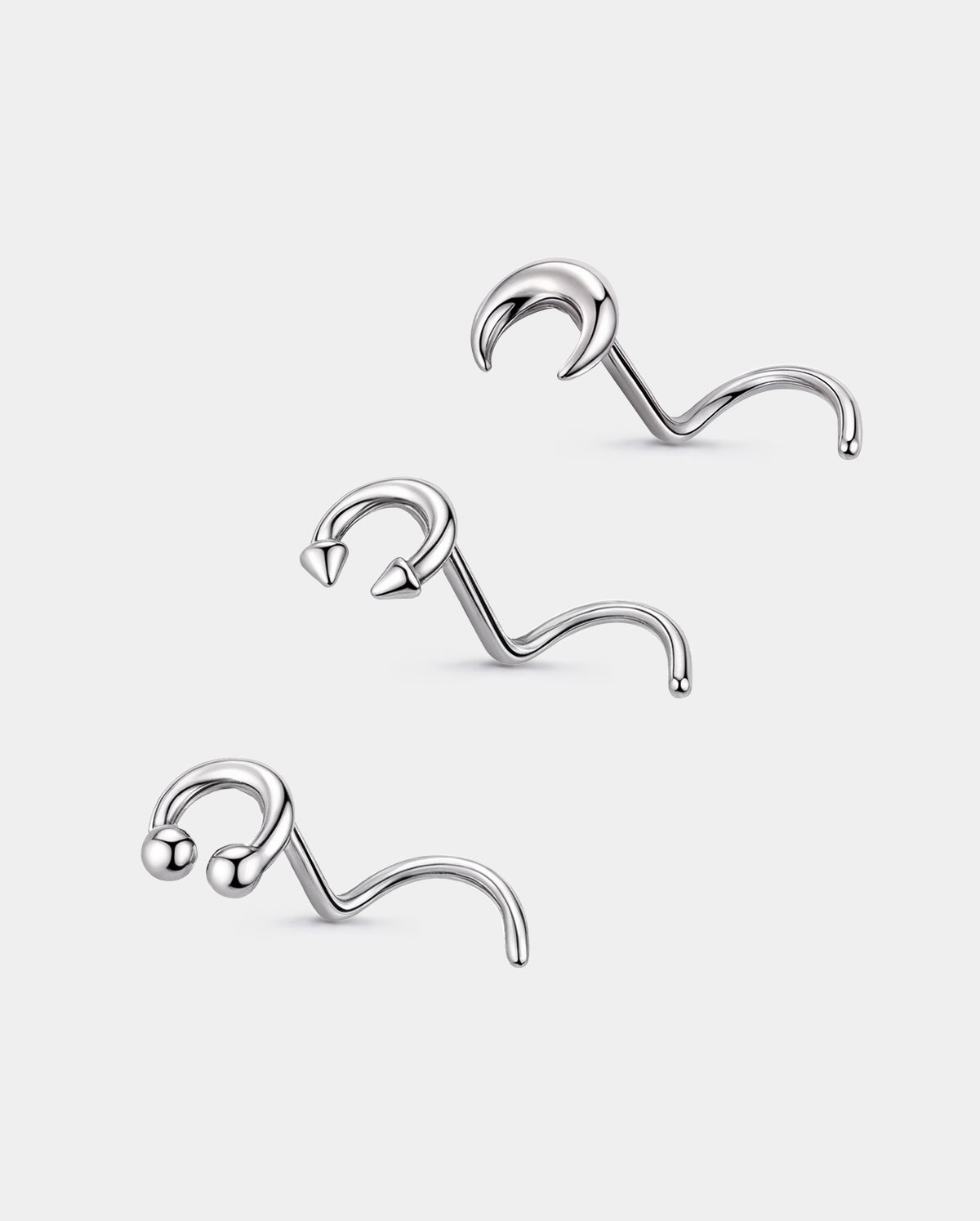 titanium nose stud