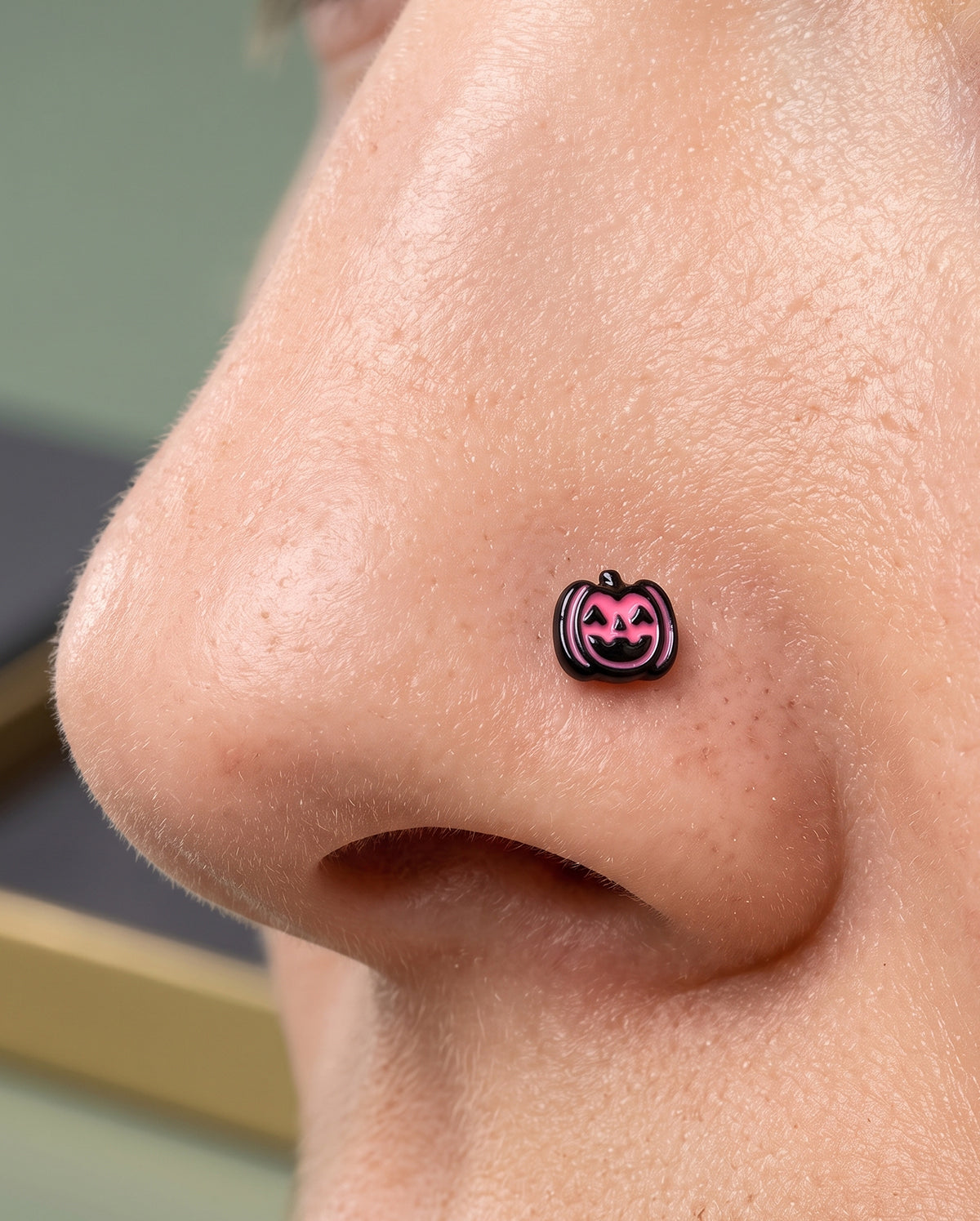 pumpkin nose piercing