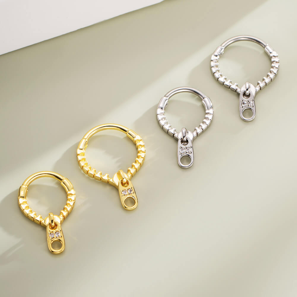 zipper septum ring