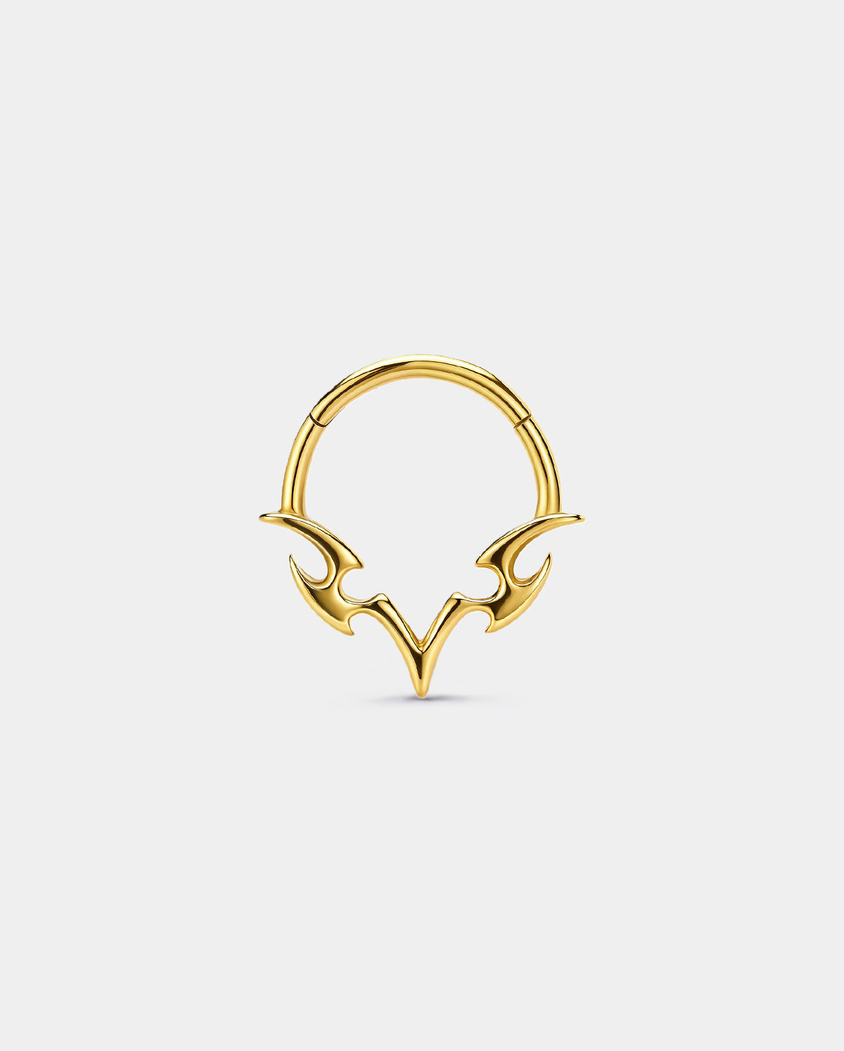 whole stainless steel V-Spear Tribal Ring