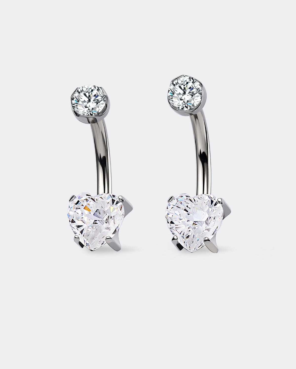 titanium firework cute belly ring