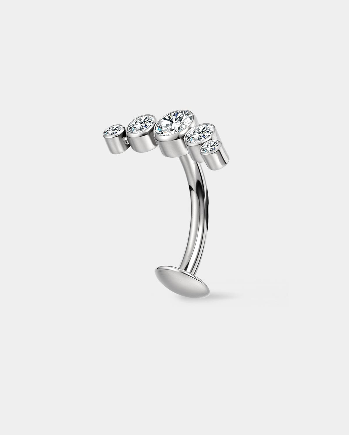 curved belly button ring