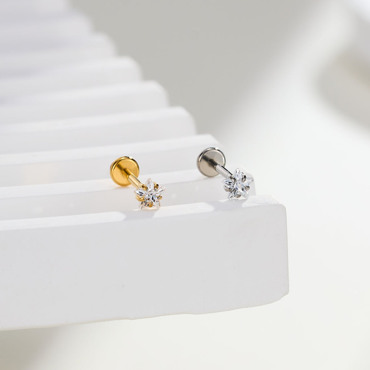 flat back nose stud