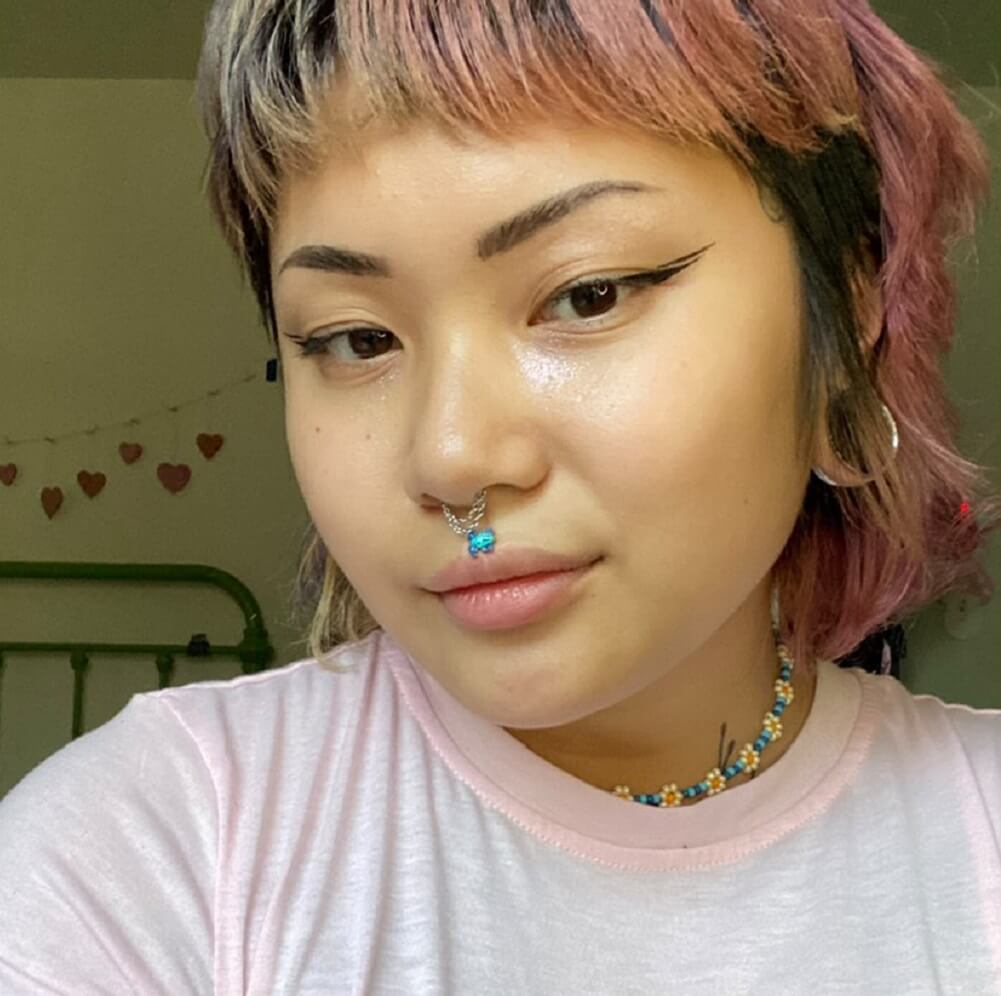 Frog Internally Threaded Labret Stud