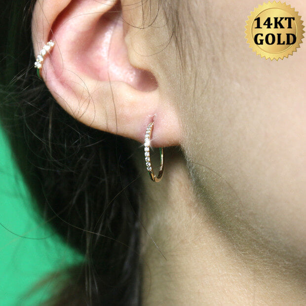 16 gauge conch hoop - OUFER BODY JEWELRY