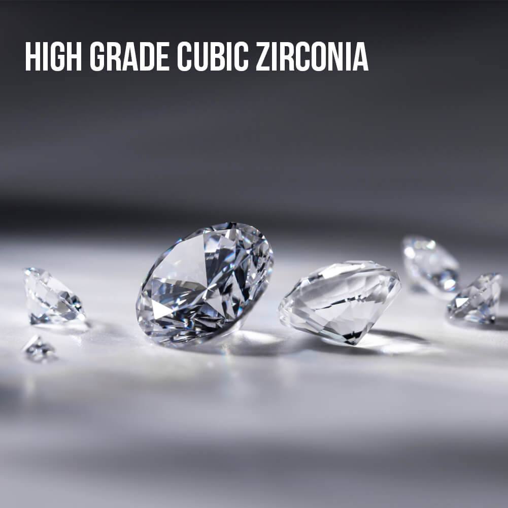 3Pcs 16G Crystal CZ Labret/Monroe Stud Internally Threaded Helix Studs - OUFER BODY JEWELRY