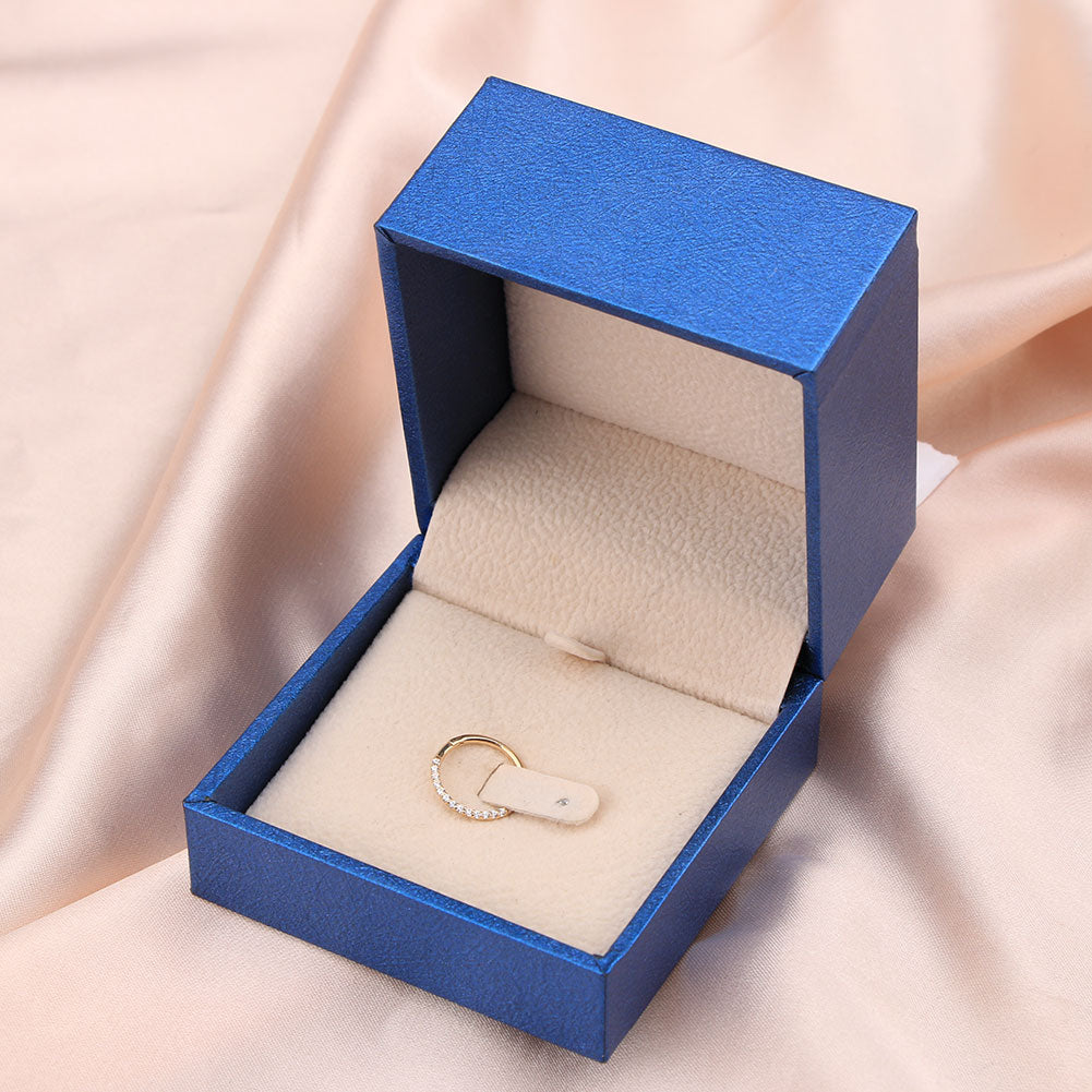 14k gold septum ring - OUFER BODY JEWELRY