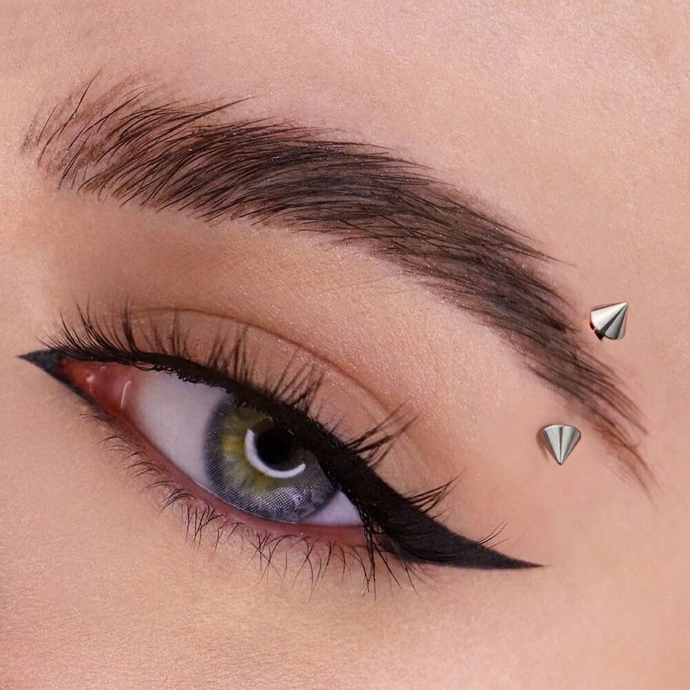 spike eyebrow piercing