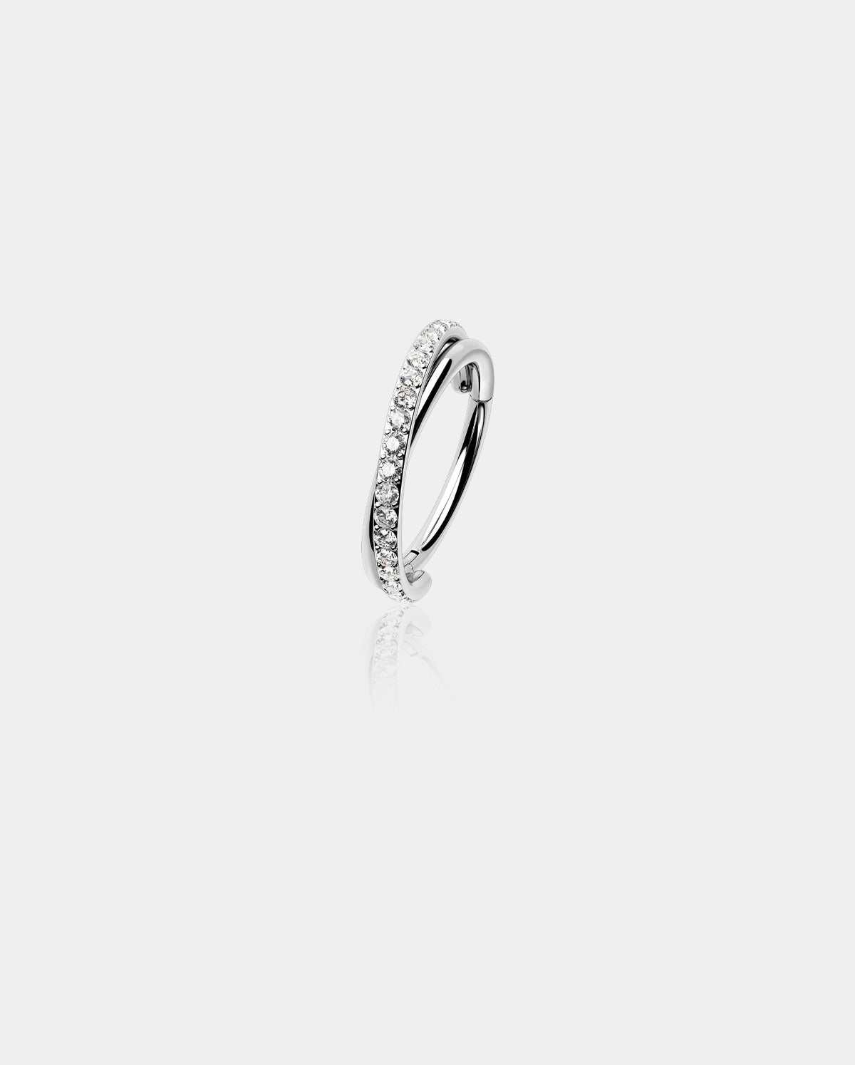 crossed nose ring