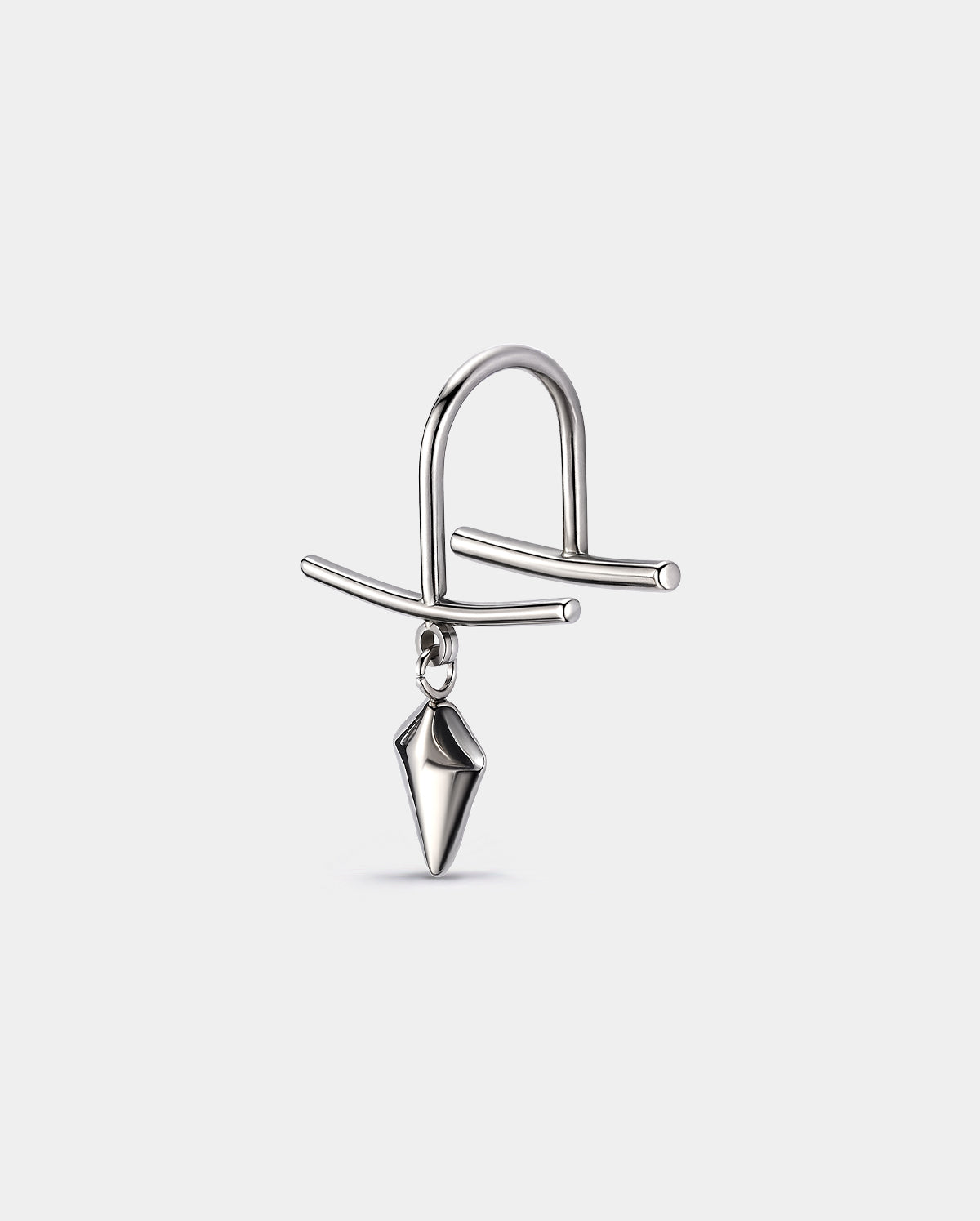 fake spike lip ring 