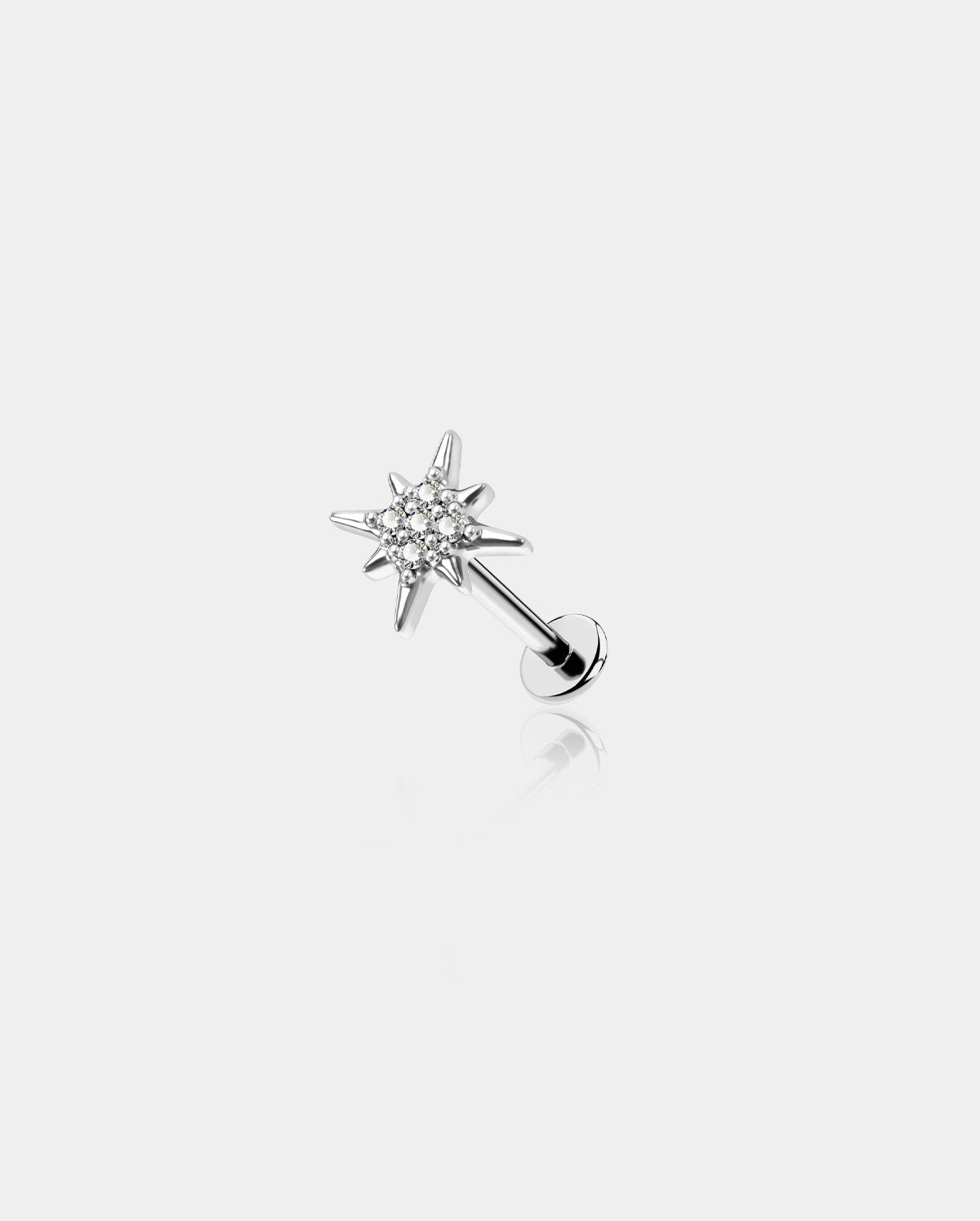 Sunflower Internally Threaded Cartilage Stud