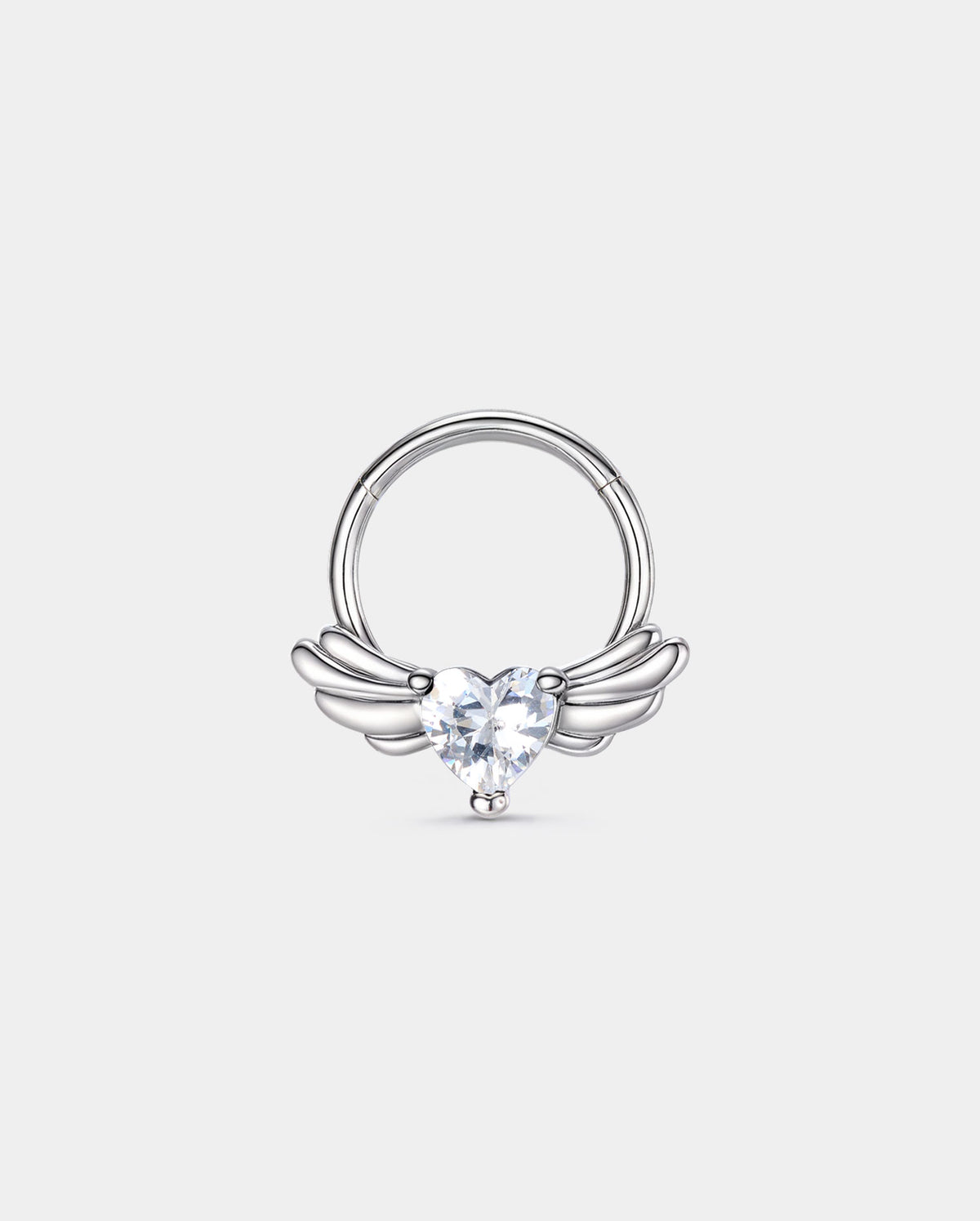 surgical steel heart septum ring