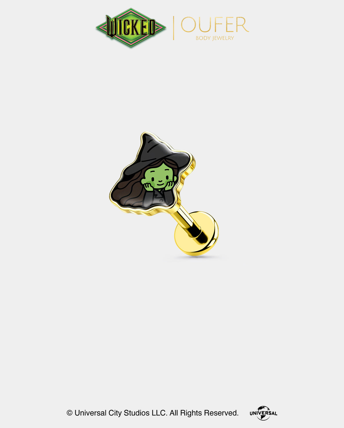WICKED × OUFER 3PCS Internally Threaded Helix Stud Set