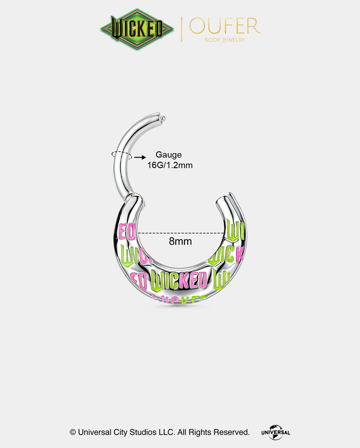 hinged segment septum ring 