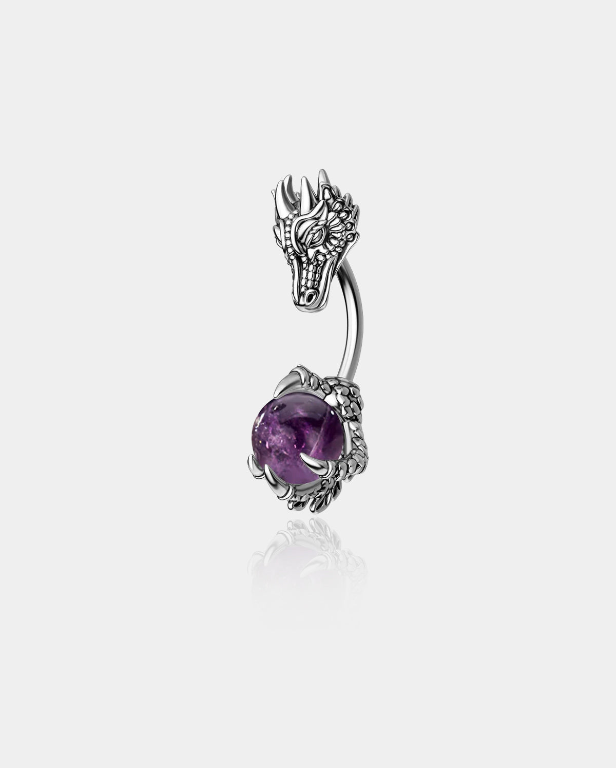 purple dragon belly ring 