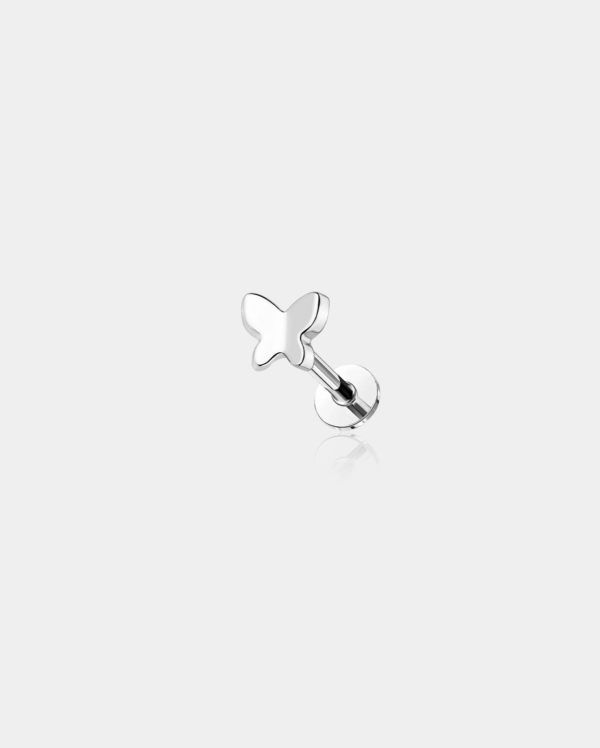 Butterfly Internally Threaded Cartilage Stud