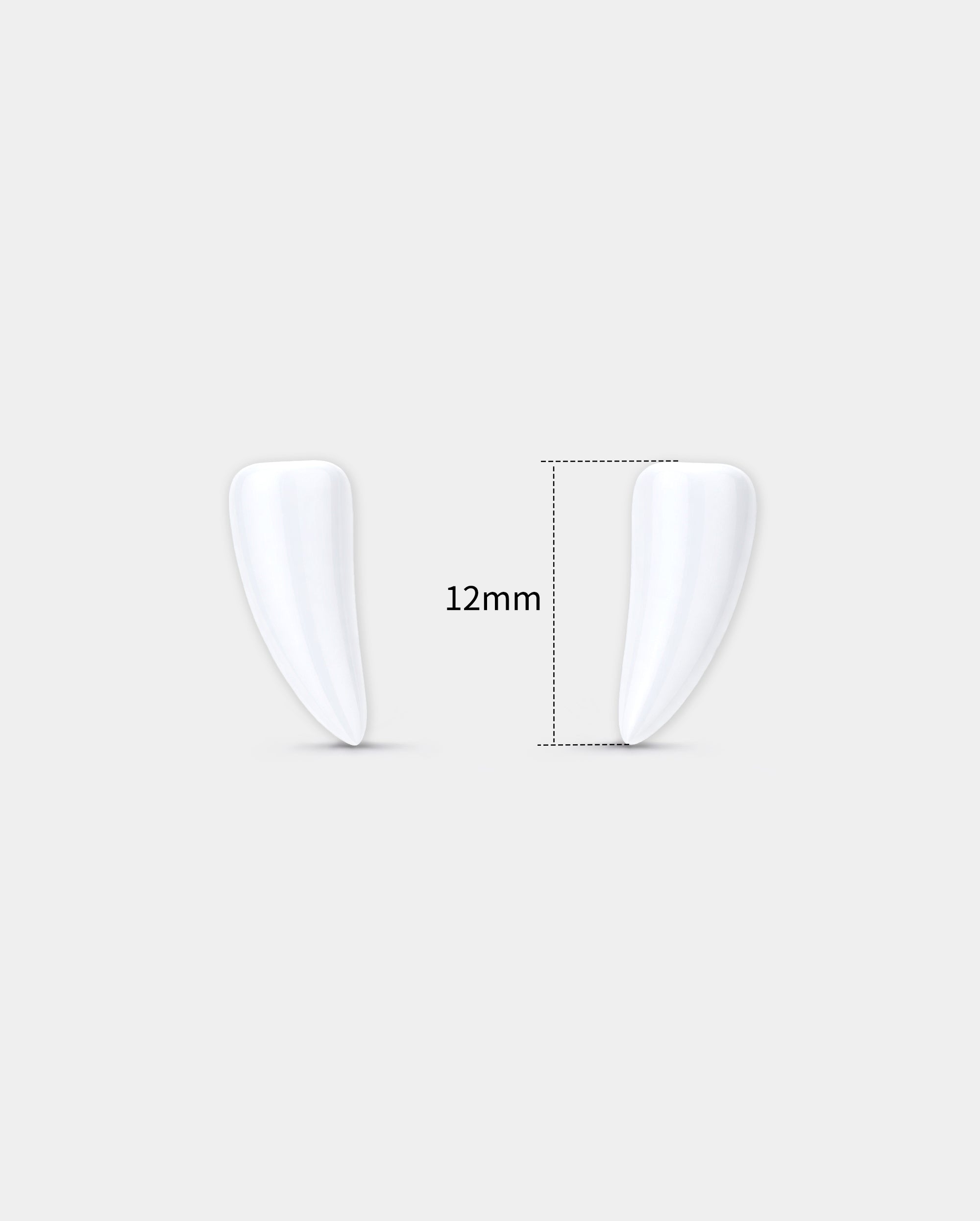 2PCS Vampire Fang Fake Lip Studs