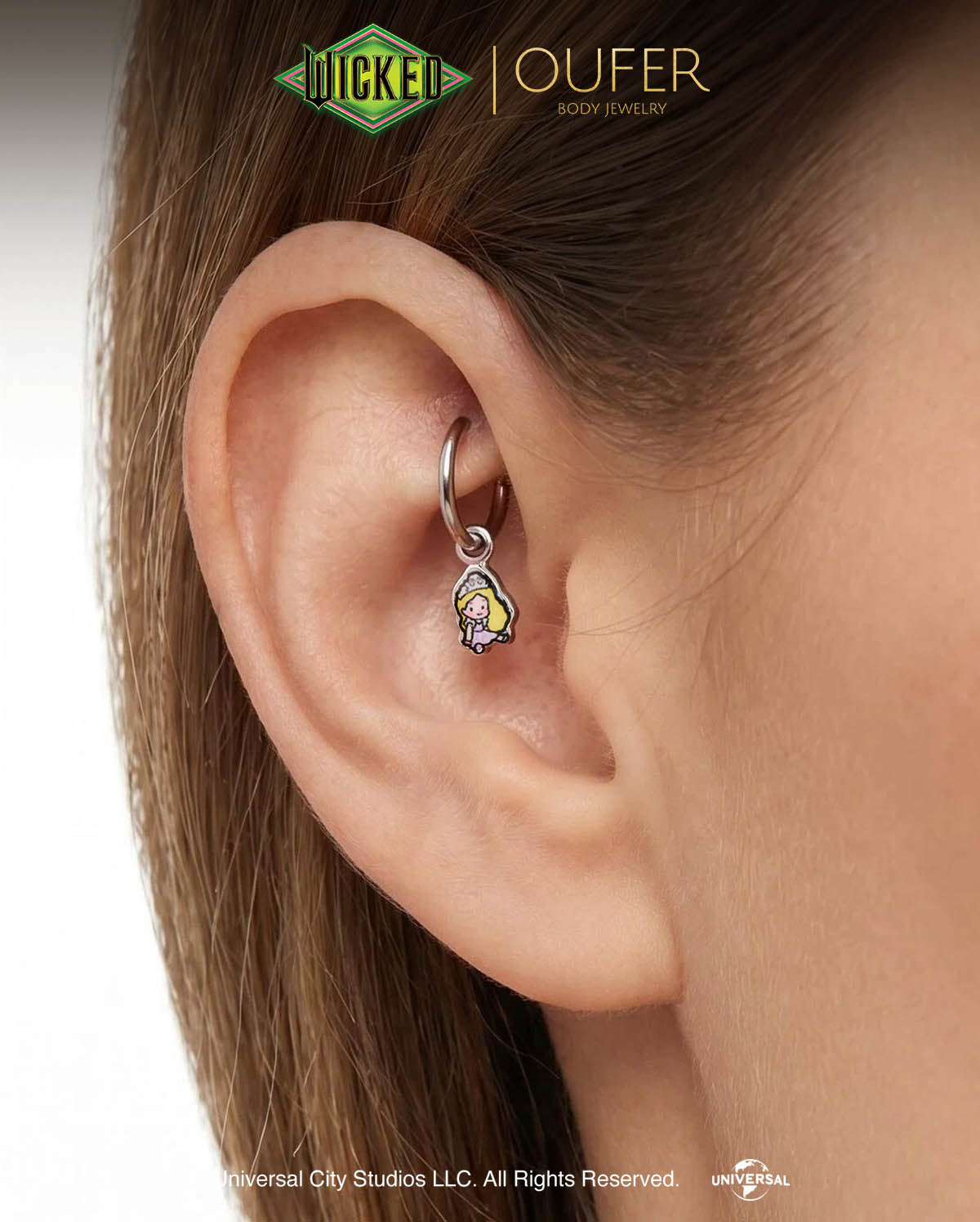 WICKED × OUFER Elphaba·Glinda·Cowardly Lion Ear Hoop