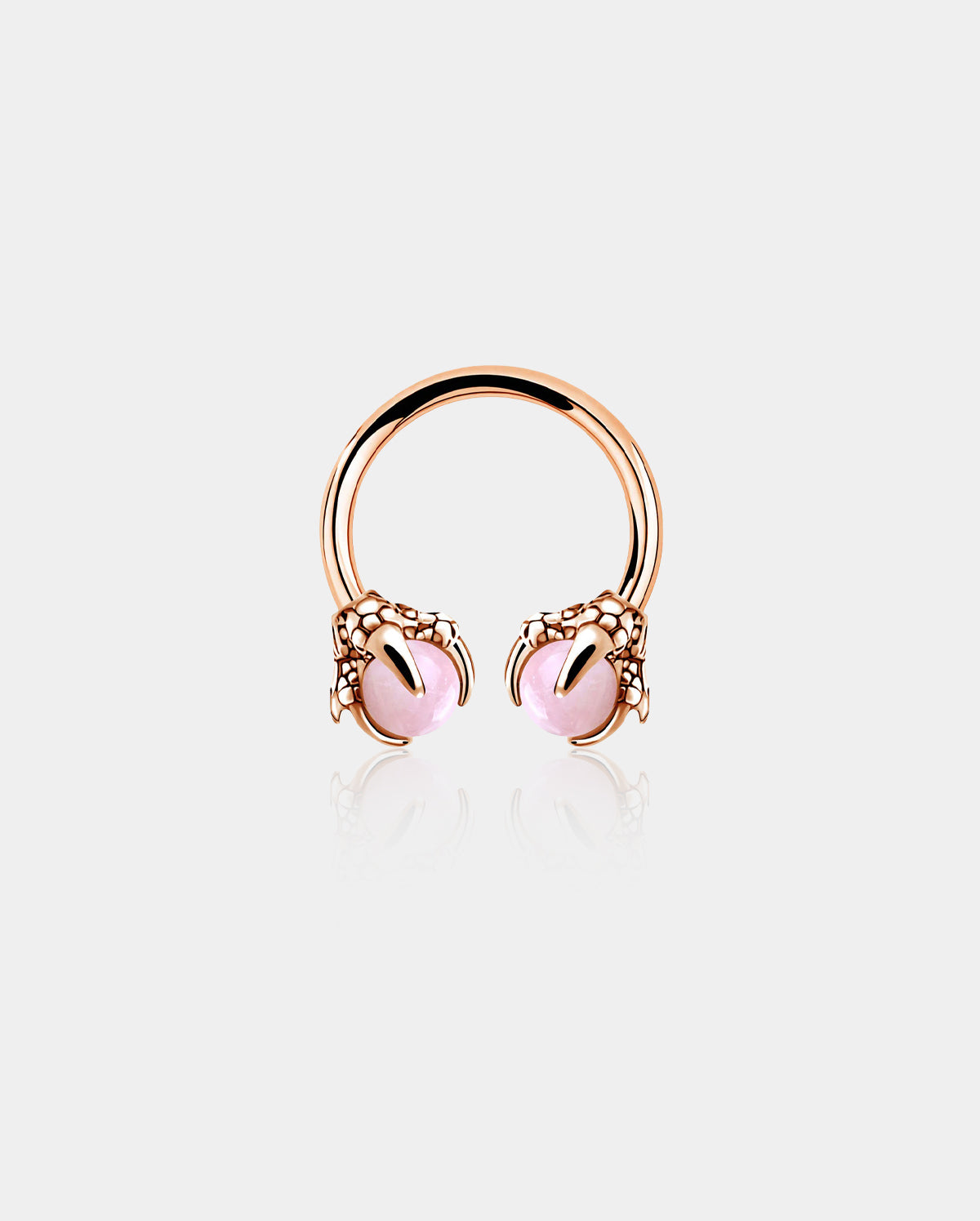 16G 3/8 '' Dragon Septum Ring Gem Circulaire Barbell Ring