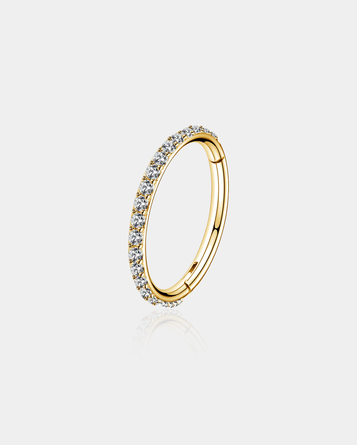 gold conch hoop - OUFER BODY JEWELRY