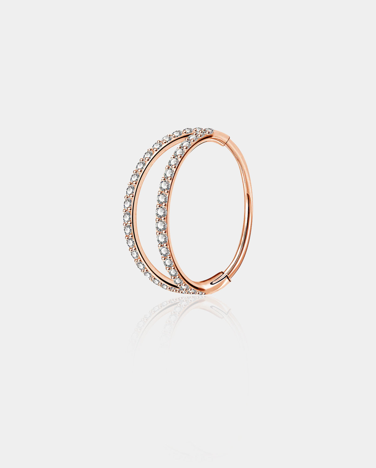 rose gold conch hoop - oufer body jewelry