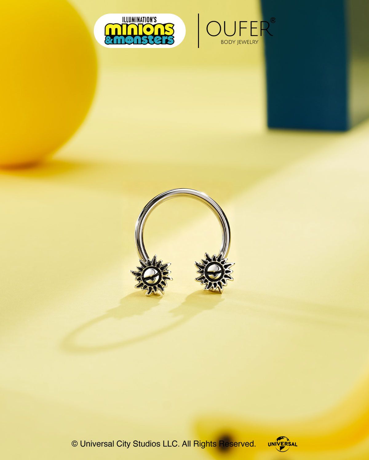 minions sun symbol septum ring 