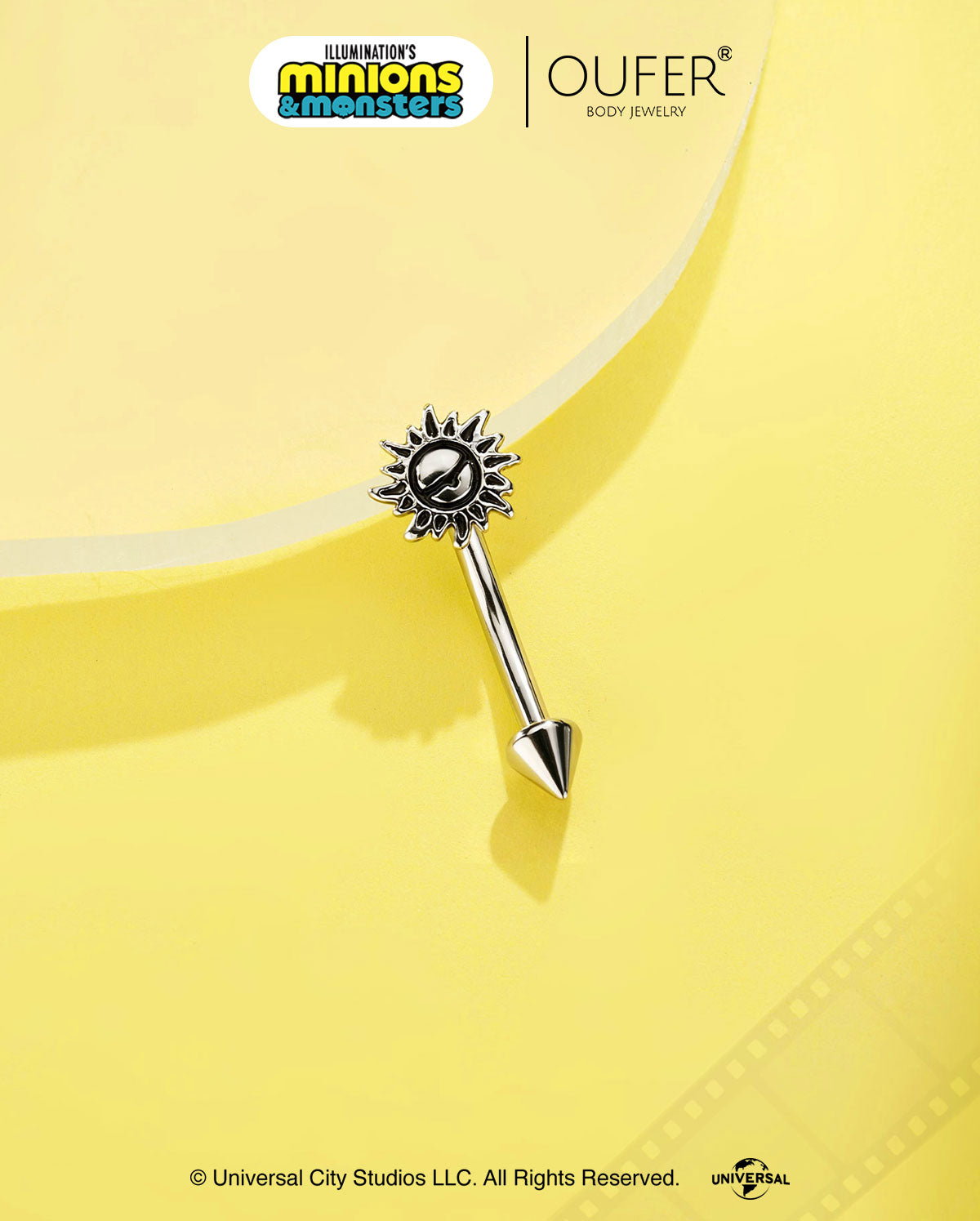 minions eyebrow ring 
