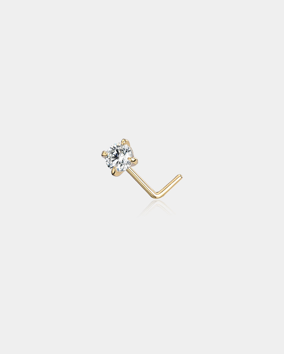 L shaped nose stud 