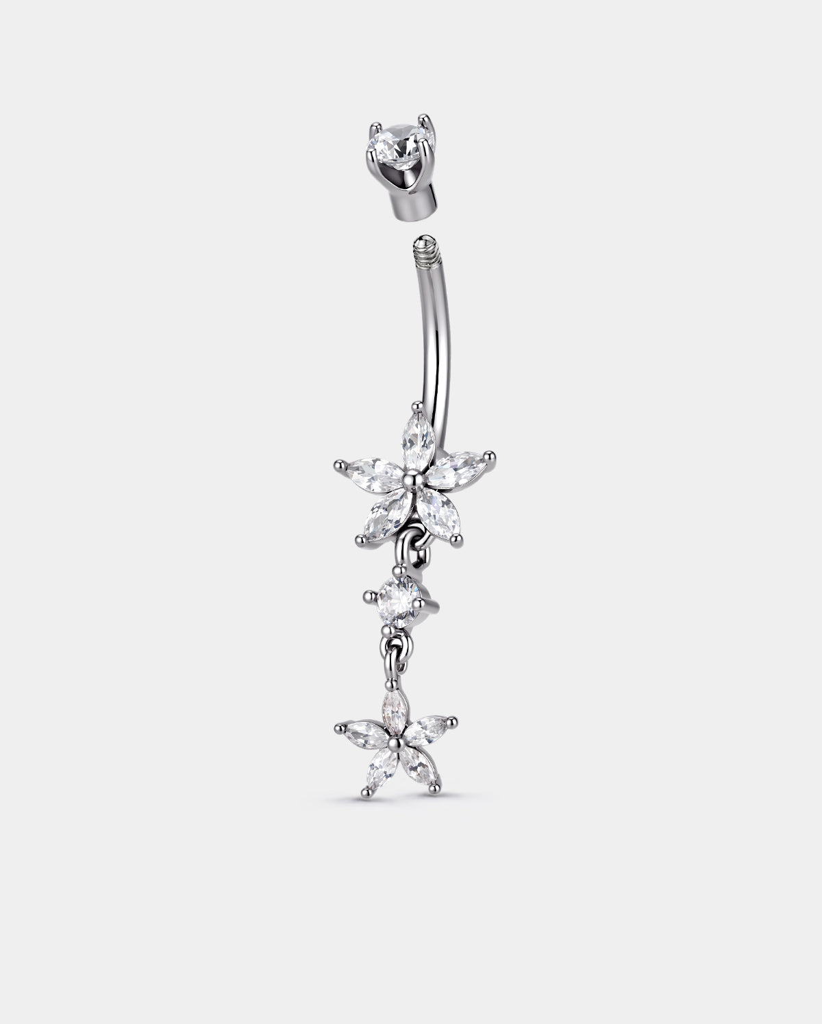 F138 stainless steel belly ring