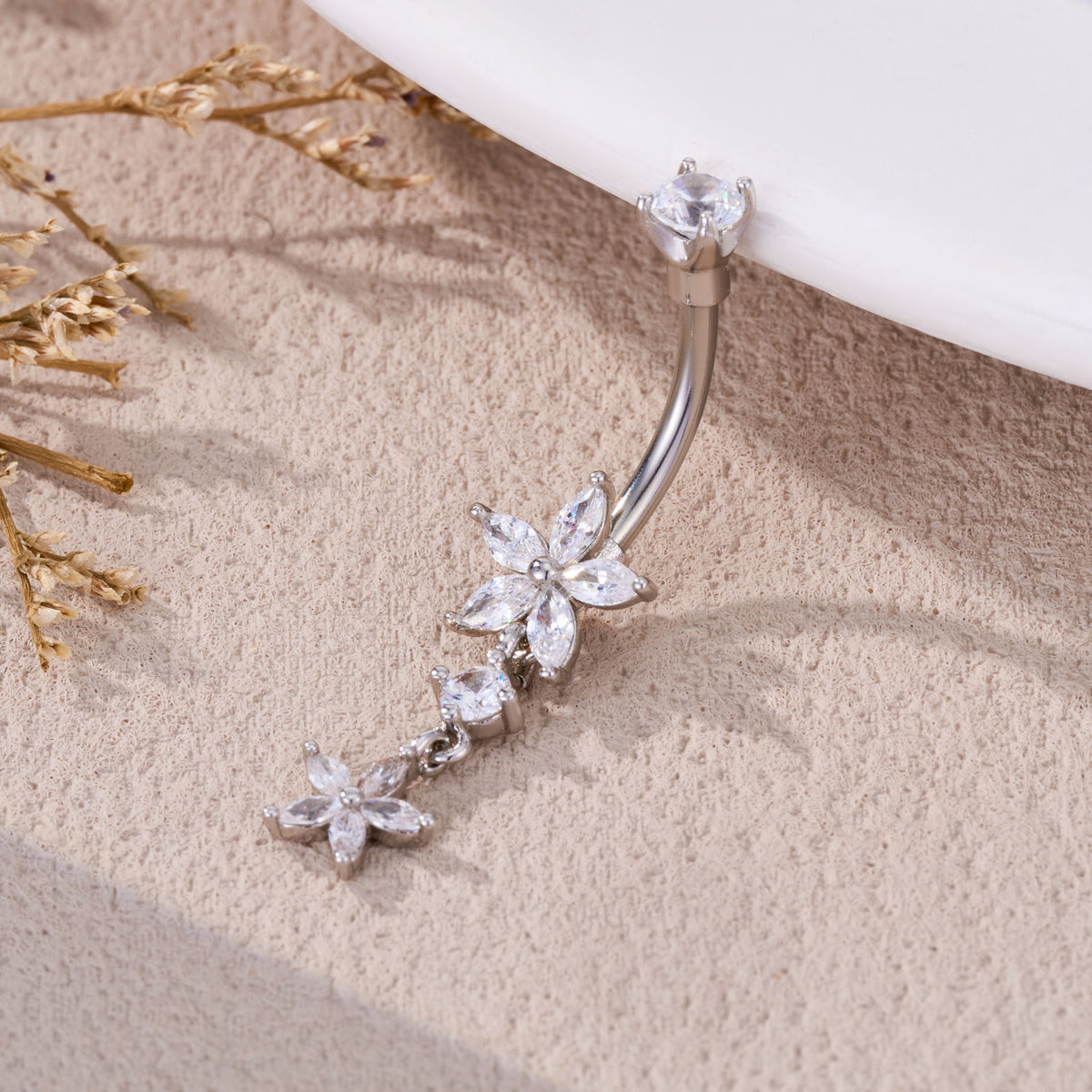 dangle belly ring 