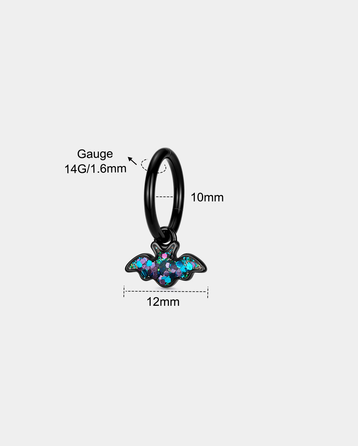 14g hinged segment hoop