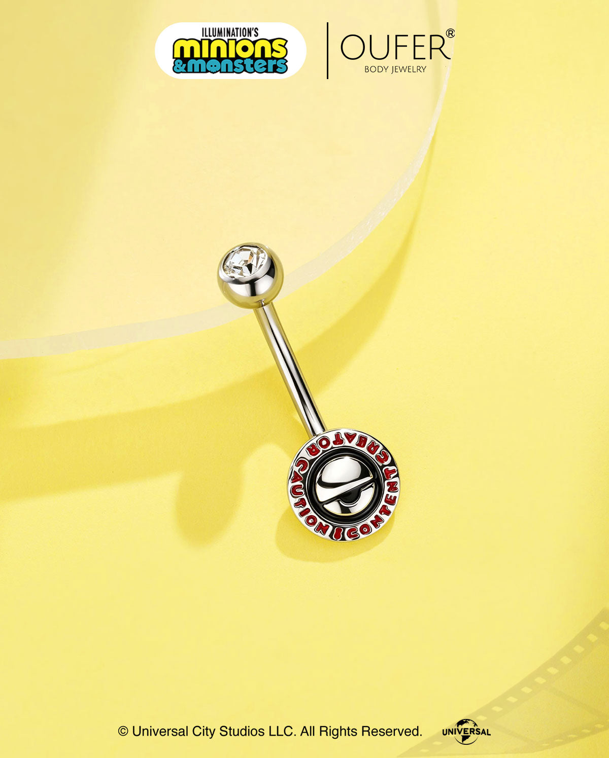 MINIONS × OUFER Content Creator Belly Ring