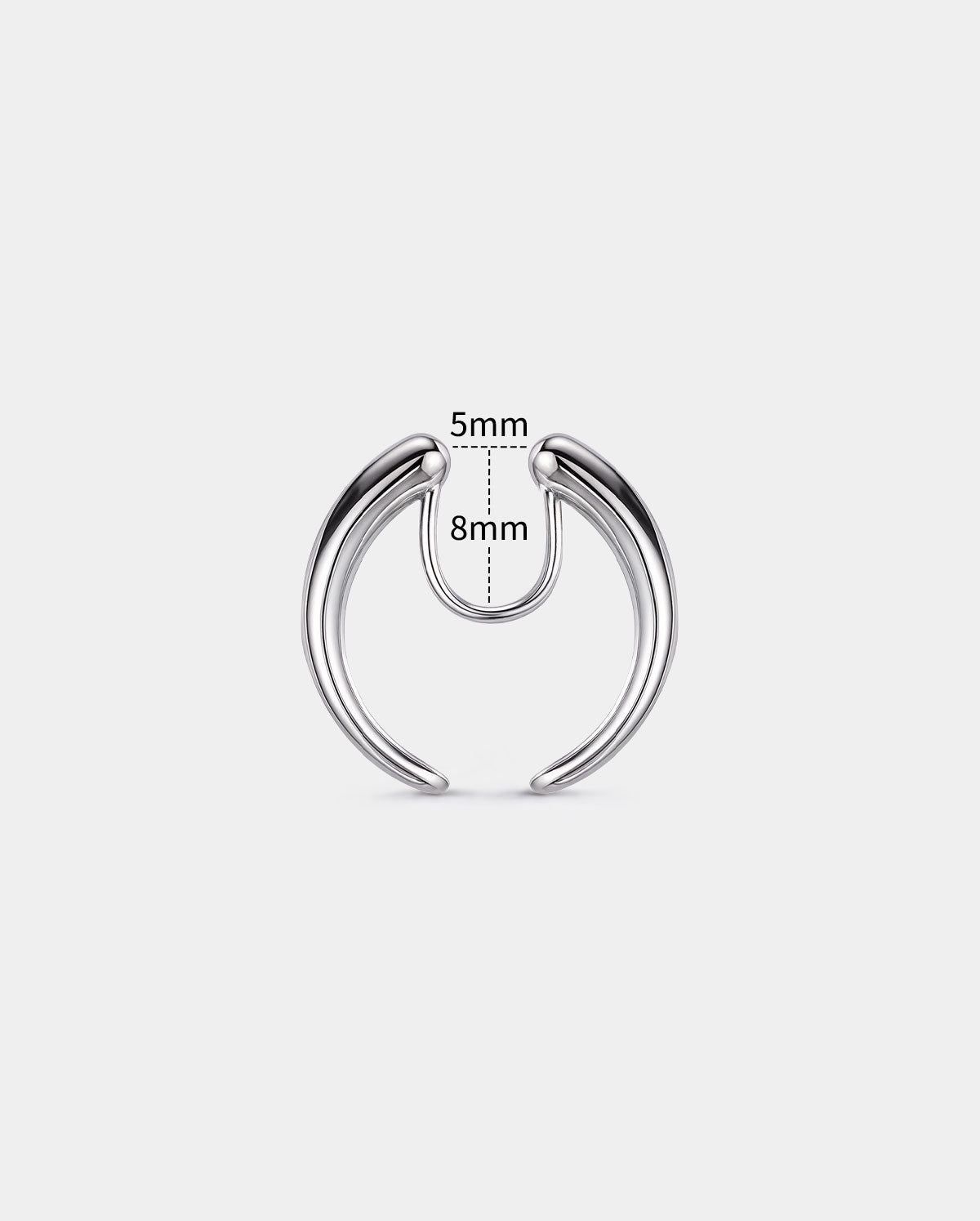 Fake Gauge Horn Septum Ring