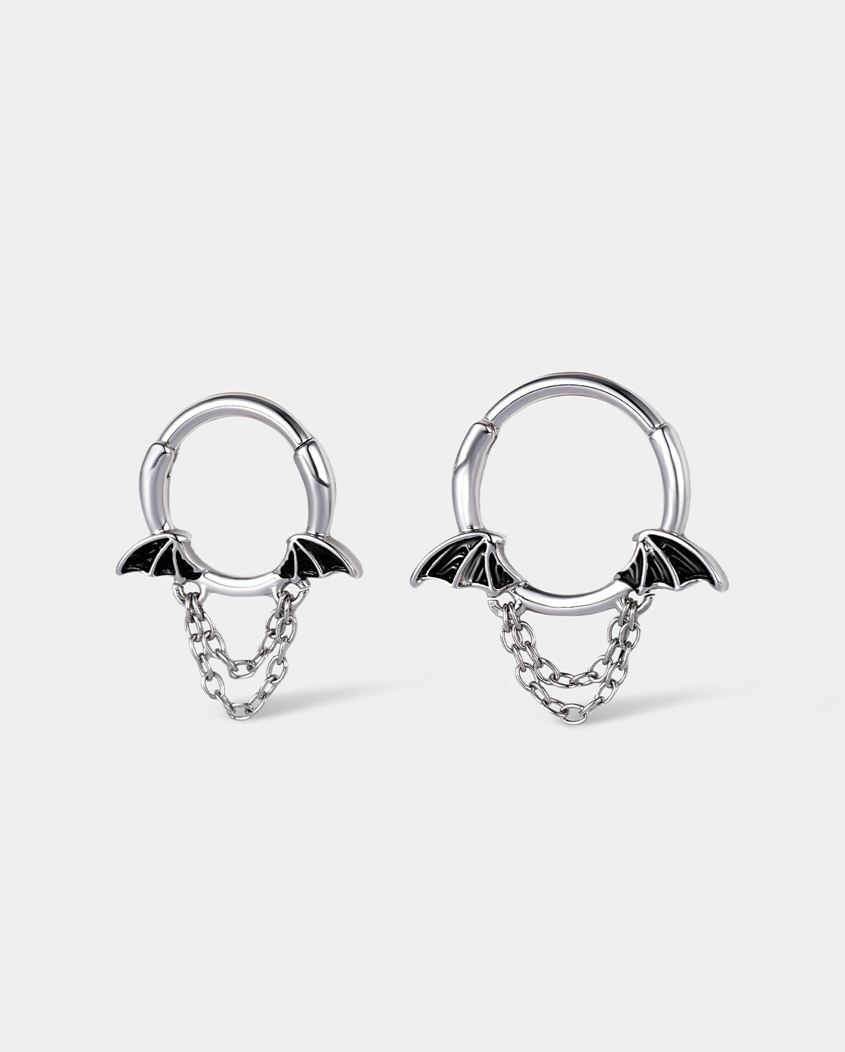 bat wing chain septum ring 