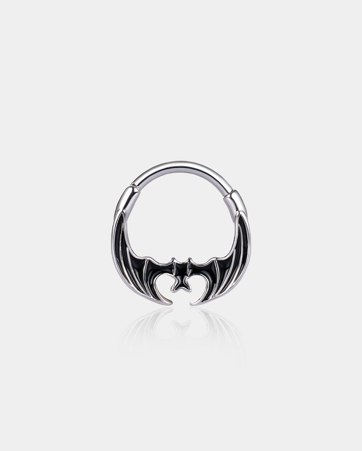 black bat septum ring 