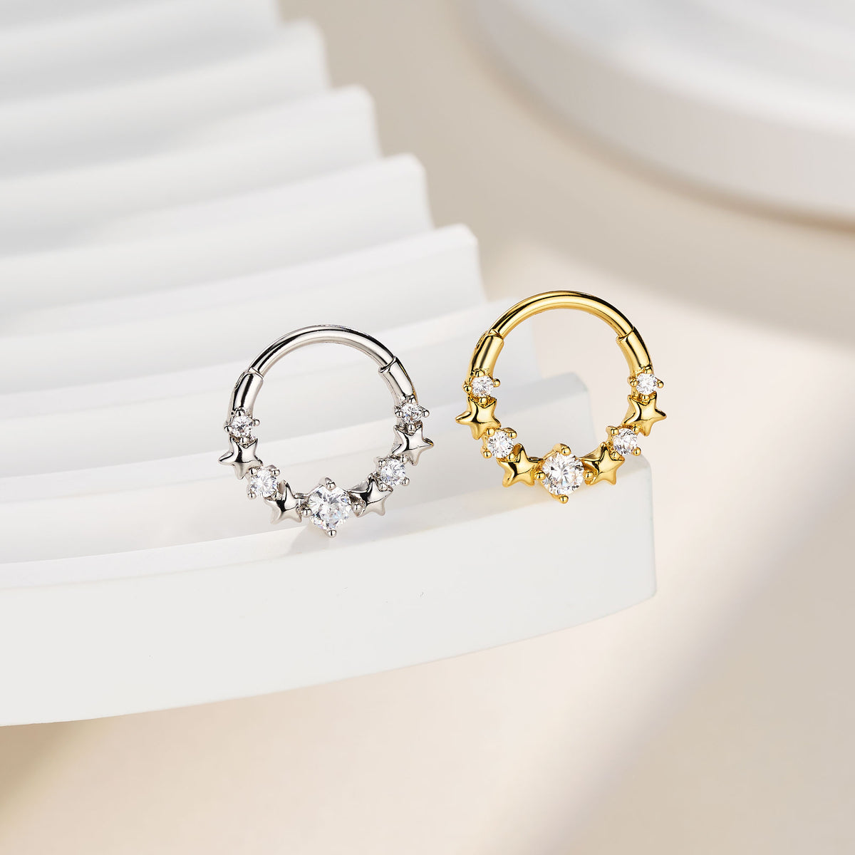 Star CZ Galaxy Segment Septum Ring