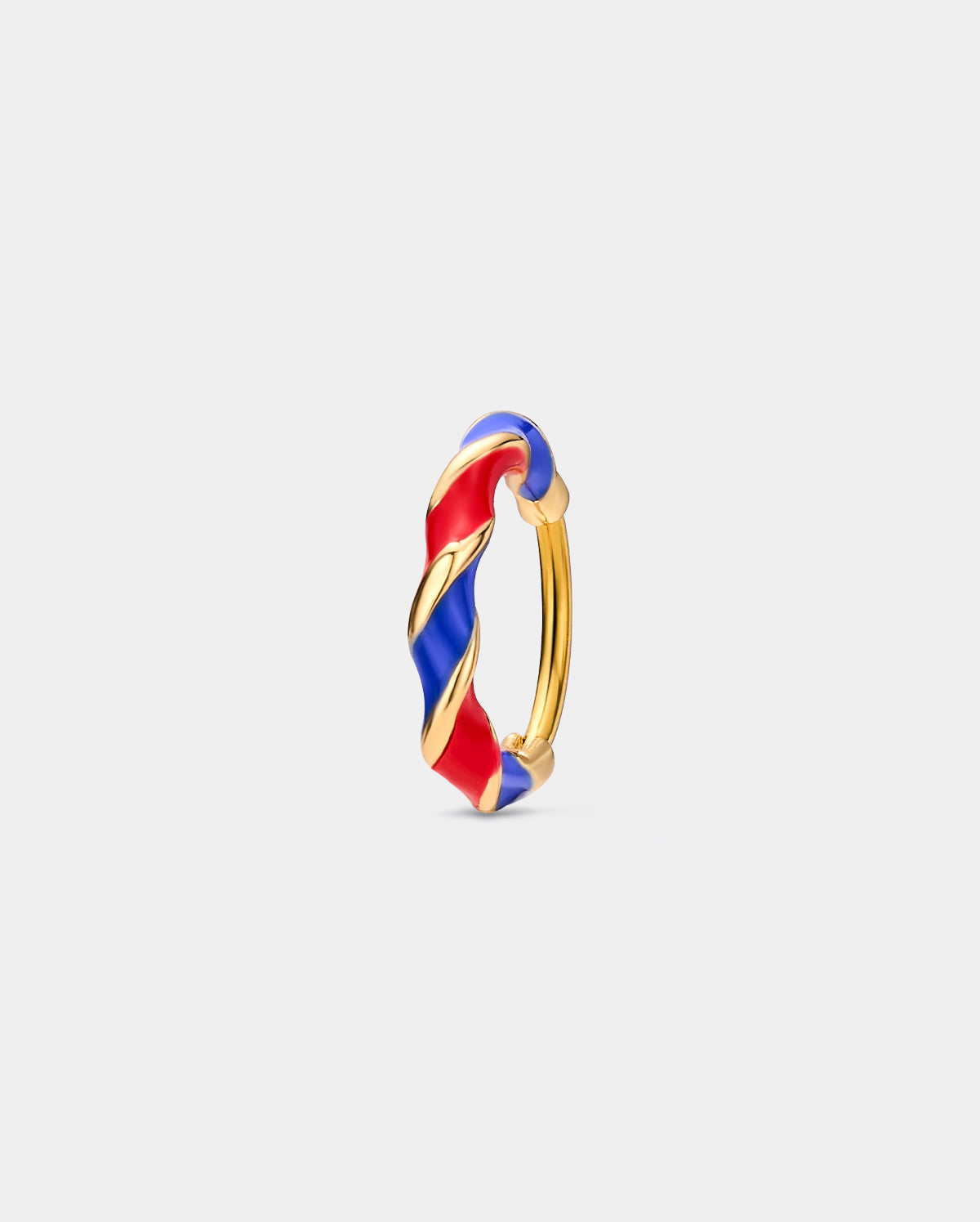 Independence Day- Twisted Segment Nose Ring